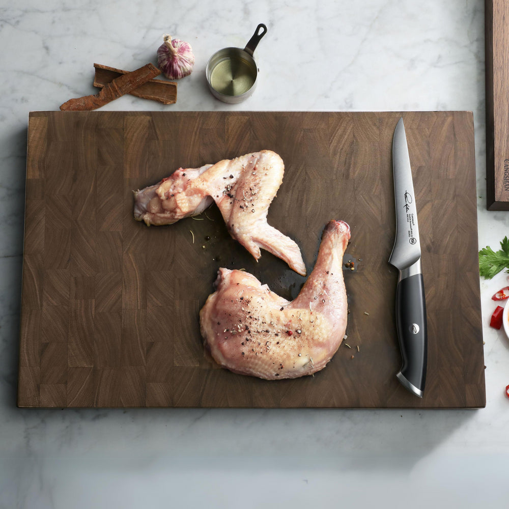 
                  
                    Load image into Gallery viewer, TKSC Walnut End-Grain Cutting Board, 12x18x1.5&amp;quot;, Thomas Keller Signature Collection, 1023763
                  
                
