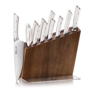 
                  
                    Load image into Gallery viewer, HELENA Series Knife Block Set, Forged German Steel, HUA Acacia Block
                  
                