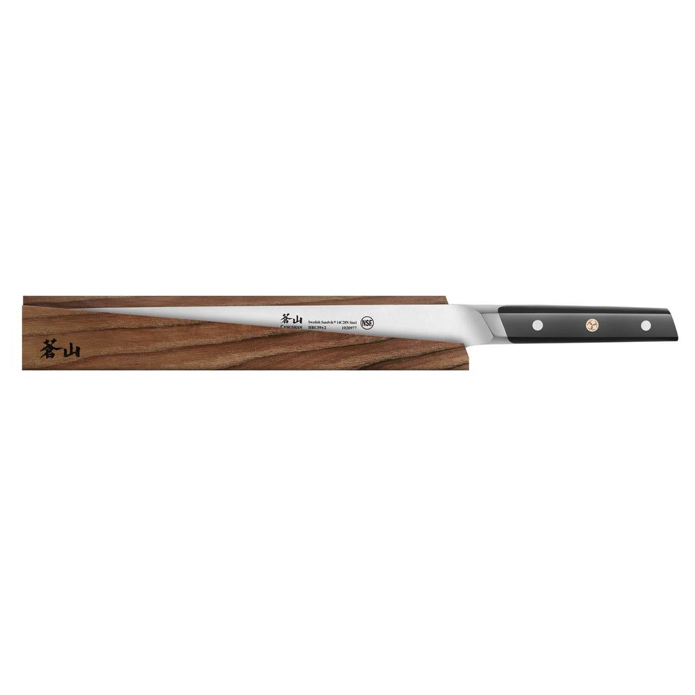 
                  
                    Load image into Gallery viewer, TC Series 10.25-Inch Bread Knife with Ash Wood Sheath, Forged Swedish 14C28N Steel, 1020984
                  
                