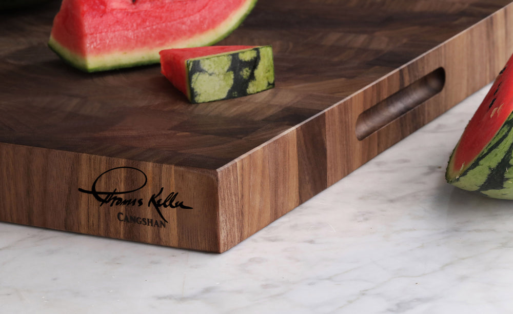 
                  
                    Load image into Gallery viewer, TKSC Walnut End-Grain Cutting Board, 14x20x1.5&amp;quot;, Thomas Keller Signature Collection, 1024104
                  
                