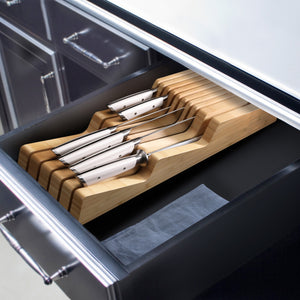 
                  
                    Load image into Gallery viewer, HELENA Series 7-Piece In-Drawer Knife Set, Forged German Steel, Bamboo Tray
                  
                