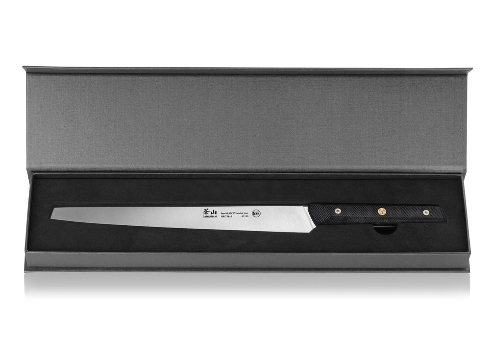 
                  
                    Load image into Gallery viewer, TG Series 10.25-Inch Bread Knife, Swedish 12C27M Steel, 62199
                  
                