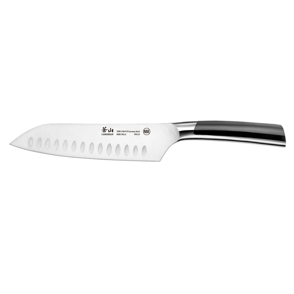 
                  
                    Load image into Gallery viewer, N Series 7-Inch Santoku Knife, Forged German Steel, 59113
                  
                