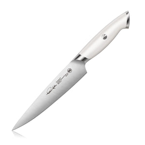 
                  
                    Load image into Gallery viewer, TKSC 7-Inch Utility Knife, Forged Swedish Powder Steel, Thomas Keller Signature Collection, White, 1025477
                  
                